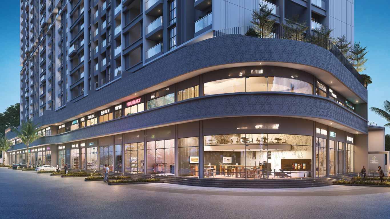 Ground floor commercial shops